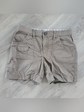 Lee Women's Cargo Shorts Brown Size 6 Gorpcore Hiking Camping Outdoor Neutral